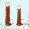 Nxy Dongs Dongs Dildo Realistico Strap-on Pene Strapon regolabile Giocattoli sessuali per donne lesbiche Coppie Ventosa Pantaloni dildo 220426