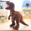50 cm 80 cm Simulation dinosaure câlins en peluche dinosaure coussin tyrannosaure Rex poupées enfants filles cadeaux J220729
