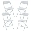 Nowe plastikowe krzesła składane krzesła impreza weselna Krzesła komercyjna biała fy4258 T0530a4
