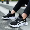 Breathable Tennis Sport Kids Shoes Lightweight Boys Sneakers Fashion Children's Casual Shoes Hook&Loop Outdoor Sneakers for Girl 220516