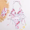 2022 New Mask Bikini Suit Sexy Womens Tre Piece Set Swimwear Designer Baddräkt Multicolor Bikini Outfits