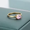 Klusterringar oval kristall f￶delsesten f￶r kvinnor f￶delsedag sten par finger ring smycken 2022 boho s￶t br￶llopsfest present