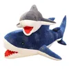 1PCクジラの抱き、人気のある睡眠枕旅行仲間のおもちゃかわいい動物の魚枕玩具J220729