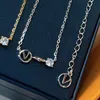 Luxury Designer Necklace For Women 925 Silver Jewelry Designers Pendant Necklaces V Gold Chains Diamond Party Wedding Lovers Gift 9478645