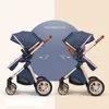 Stroller Parts & Accessories Baby Scroller 3 In 1 Multifunctional Pushchair Portable High Landscape Folding Born StrollersStroller