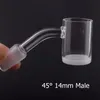 4mm di spessore fondo opaco Flat Top Quartz Banger Nail accessori per fumatori 18mm 14mm 10mm maschio femmina giunto per vetro Bong Bowl Dab Rigs