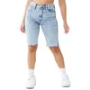Ginocchio 2020 Jeans lunghezza donna Jeans corti classici Patchwork Casual Vita media Pantaloni femminili slim fit casual