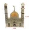 Ramadan Calendario conto alla rovescia Legno fai da te Eid Mubarak Ornamento Cassetto in legno Decorazione per la casa Artigianato progettato per i musulmani W220330
