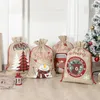 Рождественские подарочные пакеты Санта -Клаус Кенди Сумми Сумка Рождественский дерево лосей Летк Лету