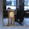 Tischlampen Bambus-Stricklampe Augenschutzrohr Original japanischer Lampentisch