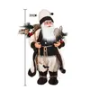 Nowy Rok 2022 Dekoracje świąteczne dla domu 25 Wysokość 30 cm Świętego Mikołaja Doll Diving Prezenty Ozdoby Ozdoby Navidad B0518A22