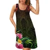 Floral Women Spring Breathable Prettytittlething Dress Samoan Tribal Casual Dresses Custom DIY Factory Price 220722