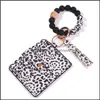 Key Rings Jewelry Silica Gel Bracelet Chain Ring -Border Amazon New Pu Tassel Card Bag Sile Wholesale Ladies Drop Delivery 2021 Kro4N6985227