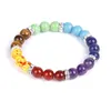 Braccialetti di perline fatti a mano in pietra di cristallo naturale colorato da 8 mm per gioielli da donna da uomo