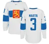 WSKT Finland 2016 VM i WCH Hockey Jerseys 9 Mikko Koivu 86 Teuvo Teravainen 3 Olli Maatta 40 Tuukka Rask 35 Pekka Rinne 64 Granlund