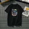 2022 New Summer T-shirt da uomo Stampa graffiti Girocollo Manica corta Moda Cotone Morbido Micro-elastico Quick Dry Top Street Style Coppia Abbigliamento M-3XL