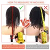 Afro kinky krullende pruik zijden hoofdband menselijk haar voor vrouwen gluuesness mijn Braziliaanse helft 220707