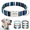 Dog Collars Leashes Collar Nylon Personalized Custom ID Tag Collar Engraved Nameplate Pet Cat Antilost for Small Medium Large2076479501