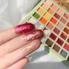 Ögon Shadow Colors Oil Målning Eyeshadow Palette Glitter Shimmer Powder Matte Makeup Cosmetic A3Q8Eye