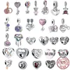 Designer sieraden 925 kralen zilveren fit pandoras charm 925 armband paarse familie moeder zus