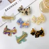 5.3cm Acetate Animal Hair Pin Dog Cute Girl Grabbing Clip Travel Makeup Daily Dating Side Clips Hair Accessories LT0166