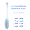 Ikoky slipjes trillende ei draagbare dildo vibrator g-spot clitoris stimulator draadloze afstandsbediening 12 snelheid sexy speelgoed voor vrouwen