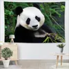 Duvar asılı tarot özel bitki sevimli panda goblen mandala ev dekor büyük boy 220622