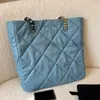 Classic Designer Leather Totes Bag Women's France Quilted High Quality Designers Shoulder Bag Fashion Luxury Brands Crossbody Handbags