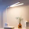 Table Lamps Desk Lamp Double Head 52cm USB Charging Stepless Dimming Eye Protection Reading Book Lights Three-color Switch LightTable