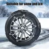 6 PCS/SET TPU SNOW 체인 겨울 도로를위한 범용 자동차 SUV 휠 타이어 안티 슬립 벨트 아이스 클라이밍 진흙 투성이지면 운전 TIRE308V