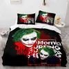 Zestawy pościeli Joker Pojedynczy bliźniaczka pełna królowa king size kołdra kreskówka okładka łóżka kołdra poduszka 2-3 sztuki