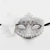 Venedig Halloween Maske schöne Seite Blume Rose Spitze Masken Maskerade Prom Party Augenmaske DE552