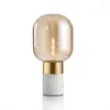 Tafellampen licht luxe glazen metalen marmeren lampje Eenvoudig ontwerp dimable led bureau Noordse stijl honingdecoratie applianceerbaar