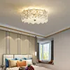 Lámpara de techo de cristal de lujo con luz postmoderna italiana simple creativa redonda 2022 nuevas lámparas de dormitorio principal
