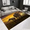 Carpets Elephant 3D Mats For The Floor Large Animal Carpet Living Room Nordic Luxury Style Black Home Decor Bedroom RugCarpets