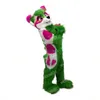 Cadılar Bayramı Yeşil Husky Köpek Maskot Kostüm Karikatür Fursuit Tema Karakter Karnaval Festival Süslü Elbise Yetişkinler Boyut Xmas Açık Partisi Kıyafet