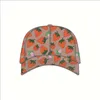 Klassiskt brev Strawberry Print Baseball Cap Women Famous Cotton Justerbar Skull Sport Golf Ball Caps Curved High Quality Cactus 314D