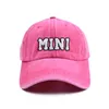 Women Kids Sunblock Baseball Caps Washed Cotton Messy Bun Ponycaps MamaTrucker Hats Summer Outdoor Golf Sports Sun Visor Hat