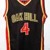 XFLSP 4 Rajon Rondo Oak Hill High School Basketball Jersey Blue Custom Throwback Stitched Jerseys