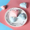 Baking Moulds 3Pcs 3D Love Heart Design Silicone Cake Mold Diamond Soap DIY Car Pendant Gypsum Plaster Handmade Candle MoldsBaking
