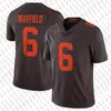 Joe Flacco Myles Garrett Amari Cooper Custom Football Jerseys Kareem Hunt David Njoku Elijah Moore Wyatt Teller Denzel Ward Jeremiah Owusu Koramoah Jerome Ford