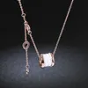 Классические модные ожерелья розового золота подвески из нержавеющей стали 18к для женщин мужчина девочка римские цифры валентинки День матери EN4768224