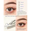 Anlinnet Fishtail Tipo A Capelli misti Cinque file Ciglia finte naturali Autoinnesto Singolo grappolo Eye Lash Fa 220524