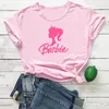 Güzel Kız Profil Yüz Desen Kadın T Gömlek Rahat O-Boyun T-shirt Femme Gevşek Camiseta Mujer Vintage Harajuku Tshirt 220402