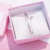 Bangle Bracelets For Women Sliver Rhinestone 2pcs Sets Fashion Pentagram Rose Gold Chain GirlsBangle