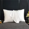 Natural case Solid Color lope Bedding Sleeping Real Silk Pillow Case Cover 220616