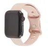 Remplacement de sangle en silicone doux coloré pour Apple Watch Band 44mm 45 mm 42 mm Bracelet de bande de surveillance