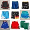 2022 tasche stampate Shorts basket Shorts Sport Sport Wear Pant con città blu bianco nero rosso viola stampato di alta qualità 75 ° anniversario Diamond Short Size S-xxl