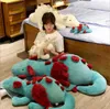 30 cm/60 cm 2 Colori Super Soft Immation Pelliccia di Coniglio Volare Dinosauro Giocattolo Della Peluche Carino Blu Rosso Dinosauri Farcito giocattoli Regalo