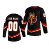 2021 Red Calgary Flames Reverse Retro Hockey Maglie 28 Elias Lindholm 13 Johnny Gaudreau 19 Matthew Tkachuk 23 Sean Monahan TJ Br3598721